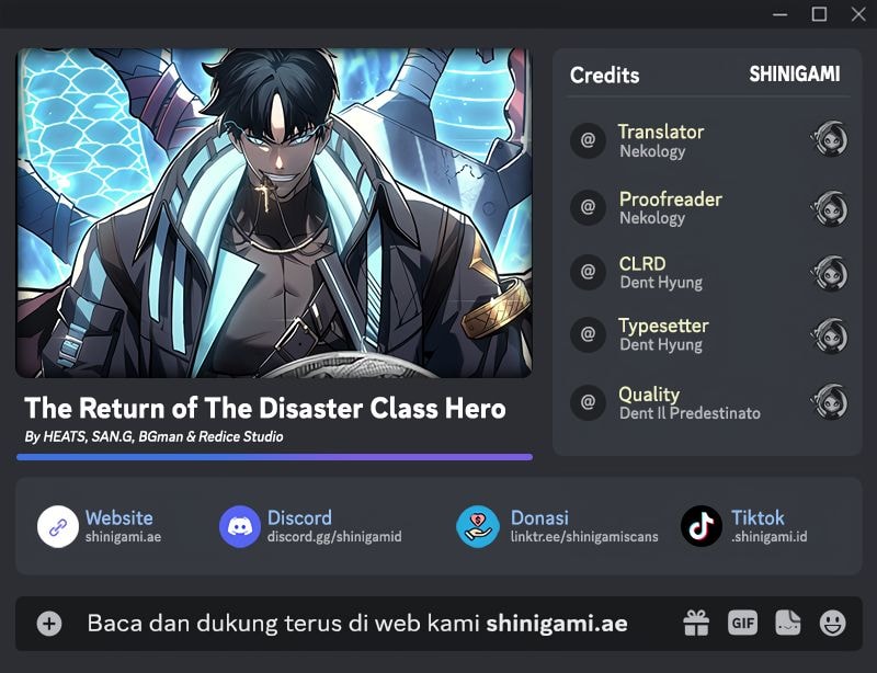 Komik A Disaster-Class Hero Has Returned - Chapter 127