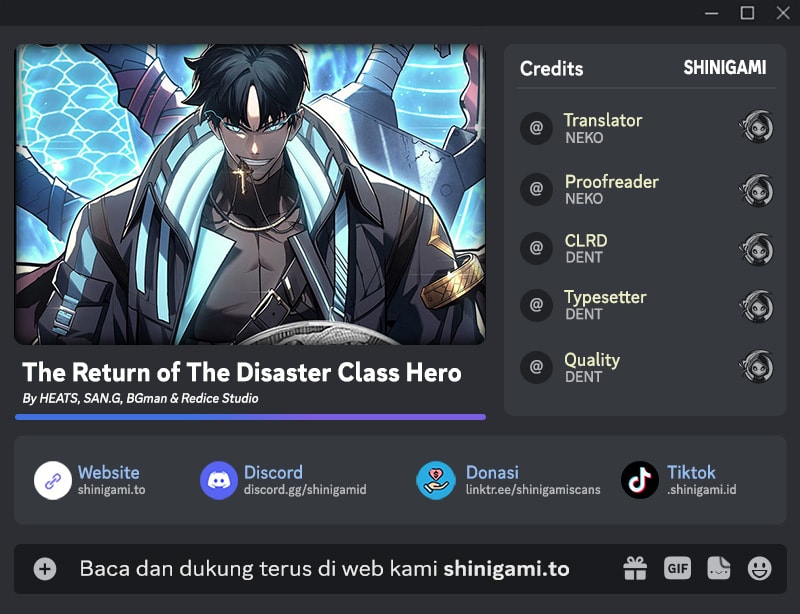 Komik A Disaster-Class Hero Has Returned - Chapter 136