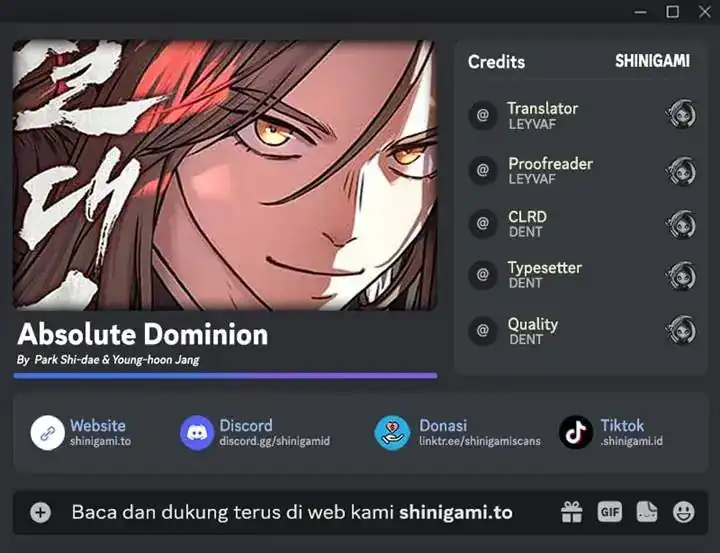 Baca Komik Absolute Dominion Chapter 60 Gambar 1
