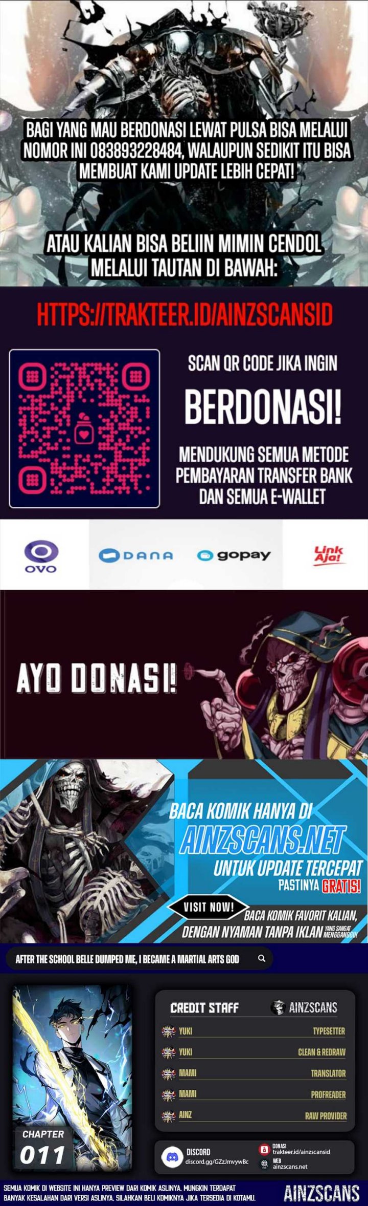 Komik After the High School Goddess Dumped Me I Became a Martial Arts God - Chapter 11