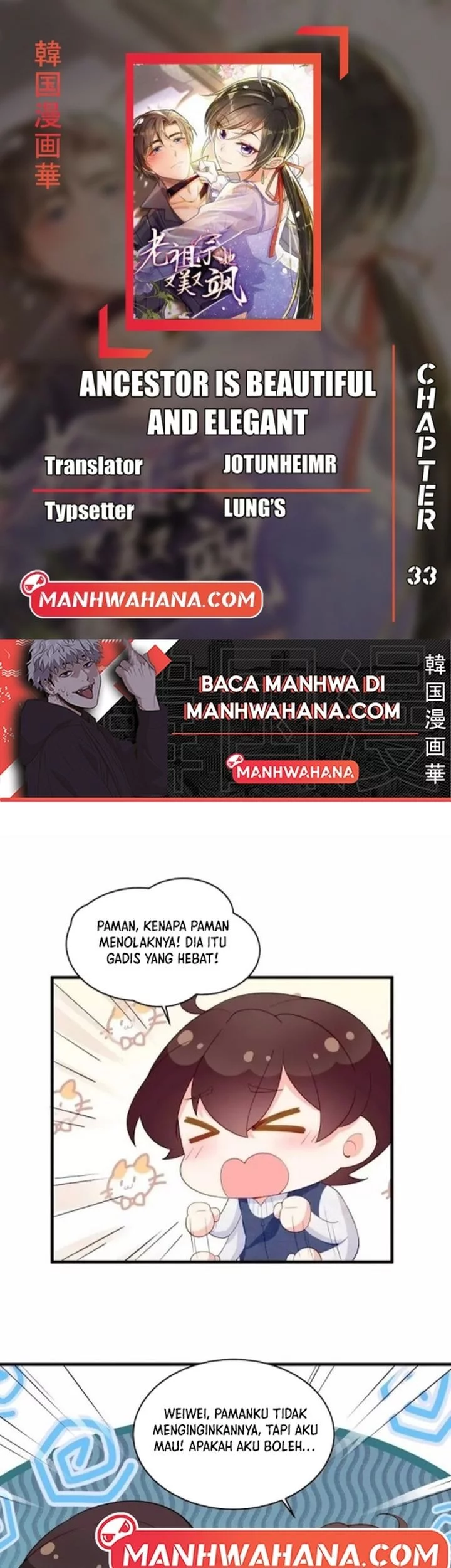 Komik Ancestor is beautiful and elegant - Chapter 33