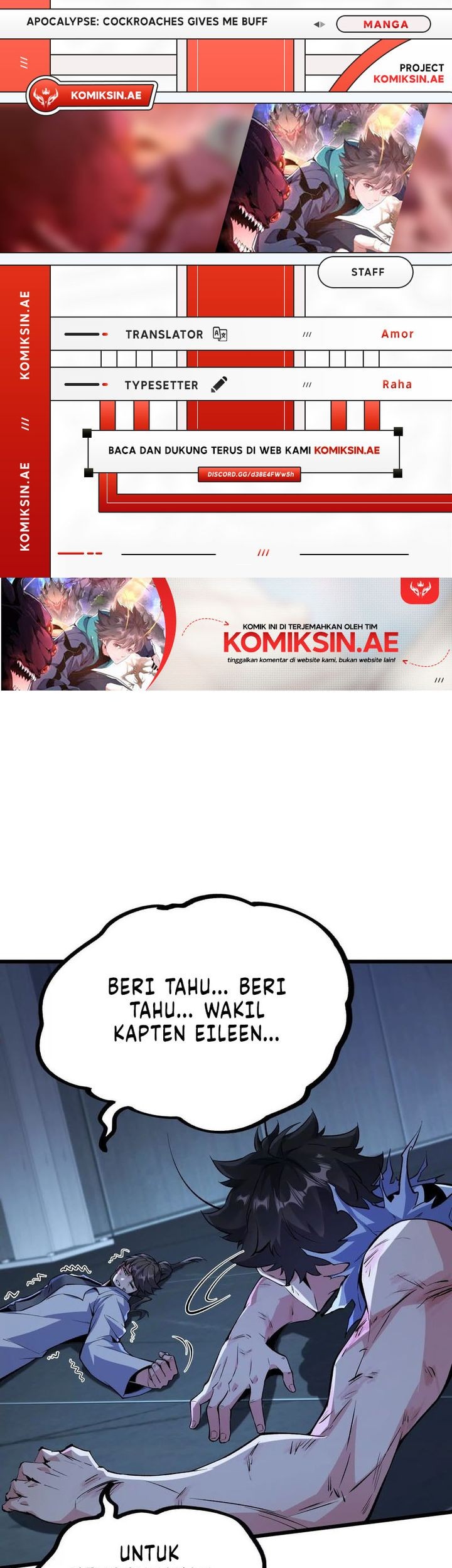 Komik Apocalypse: Cockroaches Gives Me Buff - Chapter 10