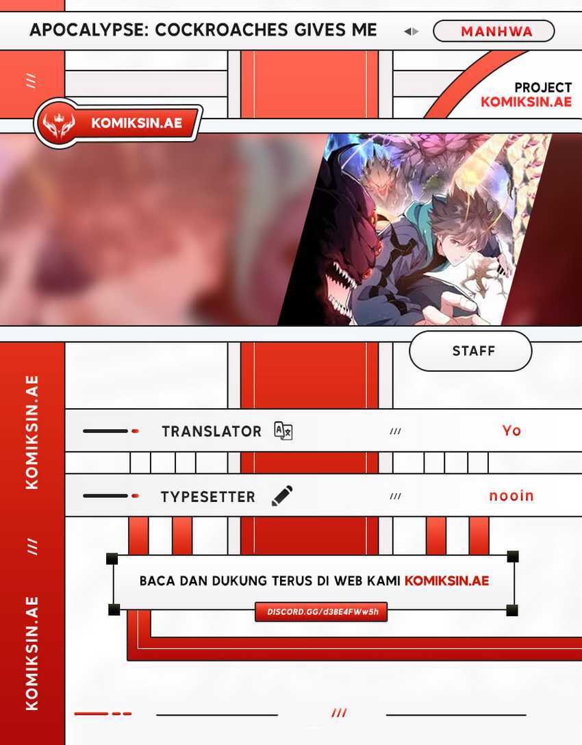 Komik Apocalypse: Cockroaches Gives Me Buff - Chapter 15