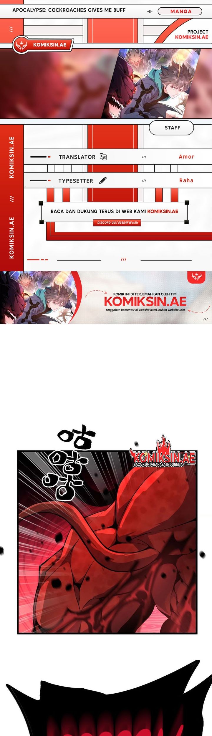 Komik Apocalypse: Cockroaches Gives Me Buff - Chapter 9