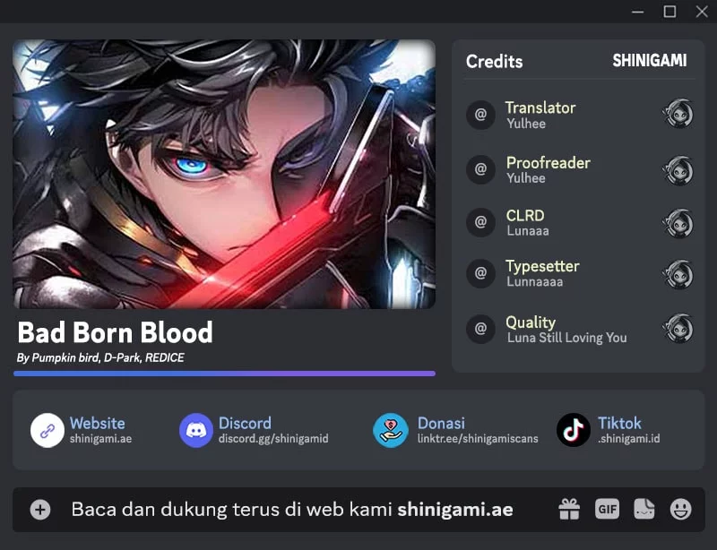 Baca Komik Bad Born Blood Chapter 55 Gambar 1