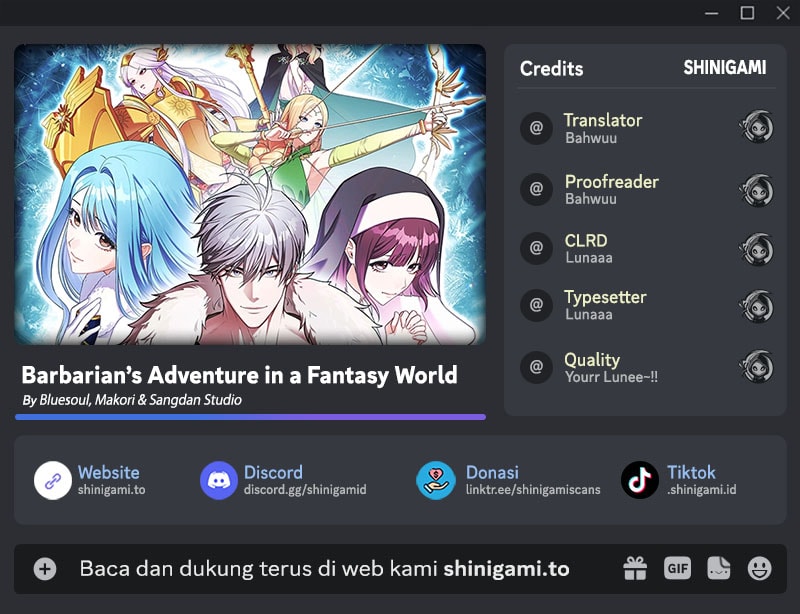 Komik Barbarian’s Adventure In A Fantasy World - Chapter 28