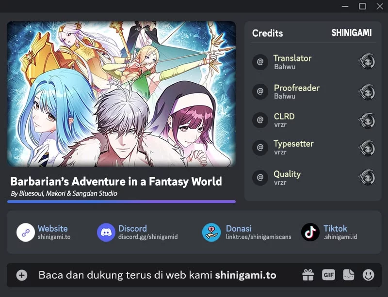 Baca Komik Barbarian’s Adventure In A Fantasy World Chapter 35 Gambar 1