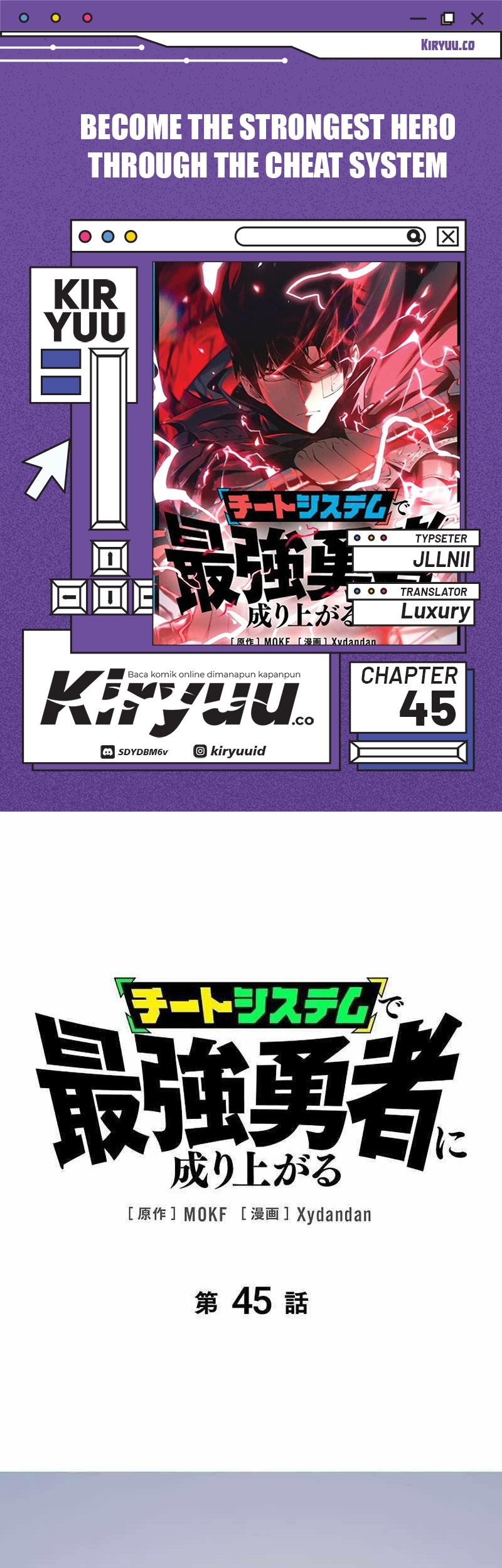 Komik Become the Strongest Hero Through the Cheat System - Chapter 45