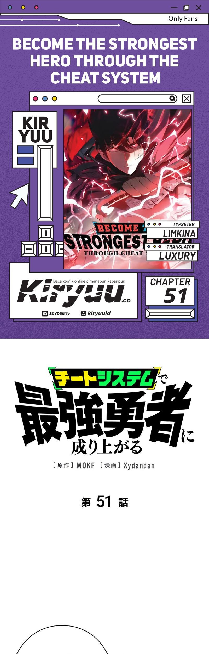Komik Become the Strongest Hero Through the Cheat System - Chapter 51