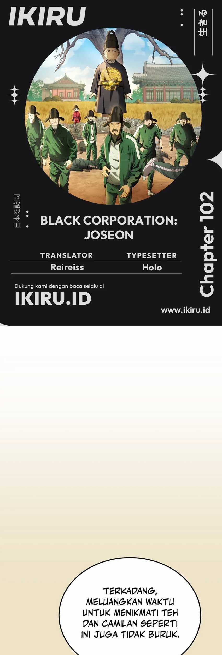 Komik Black Corporation: Joseon - Chapter 102