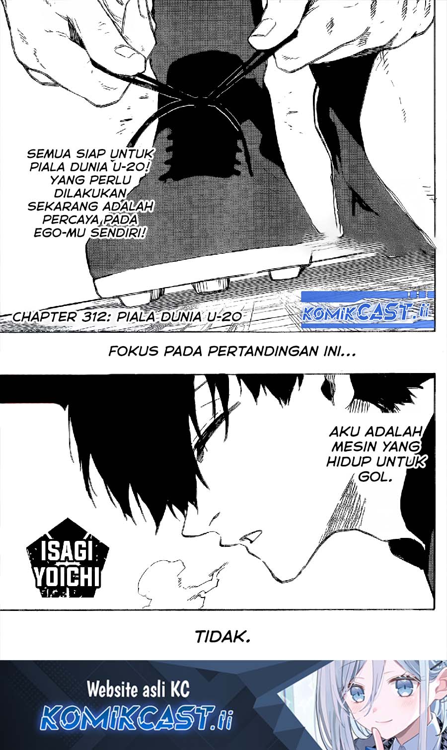 Komik Blue Lock - Chapter 312