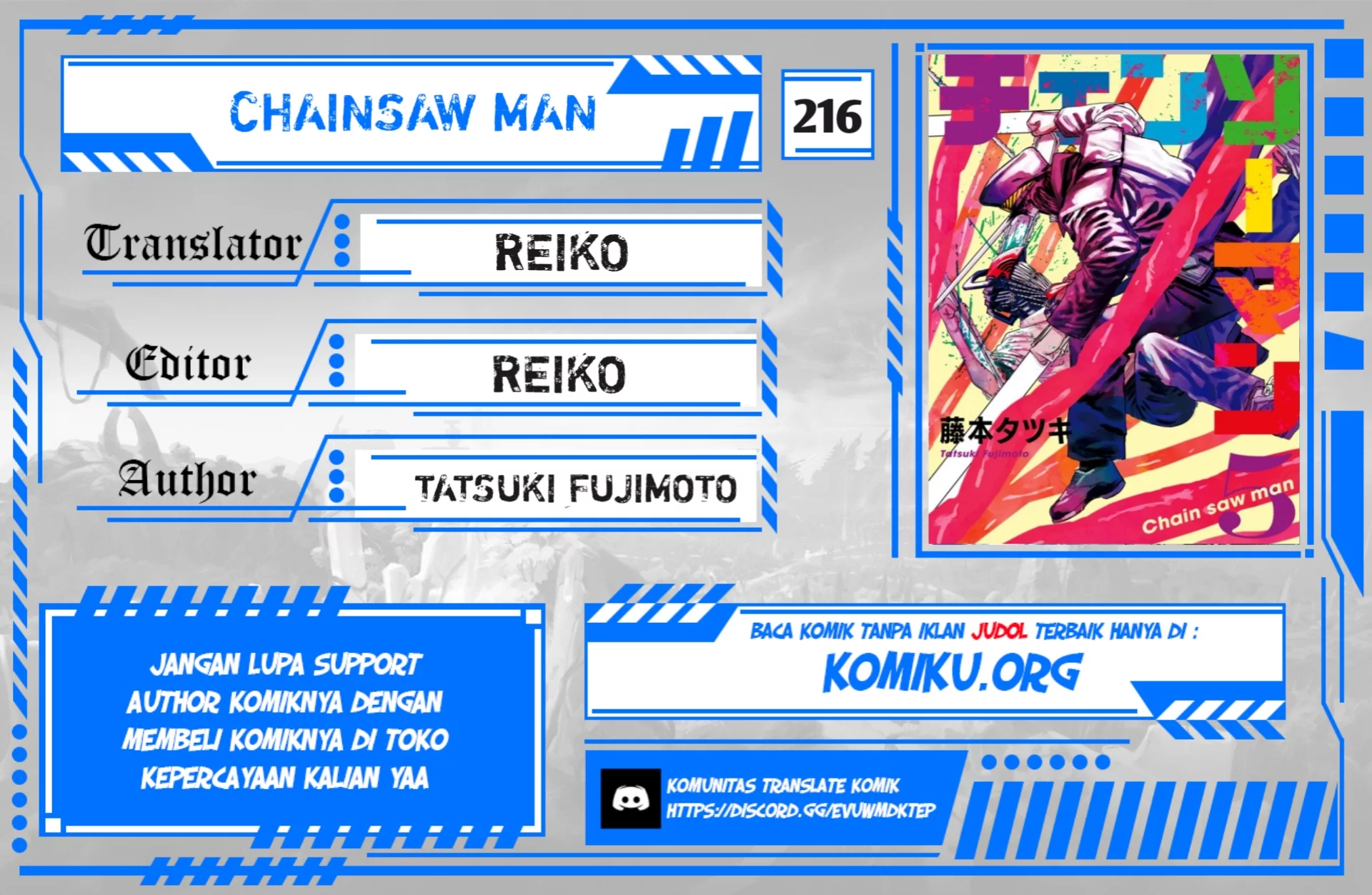 Baca Komik Chainsaw Man Chapter 216 Gambar 1