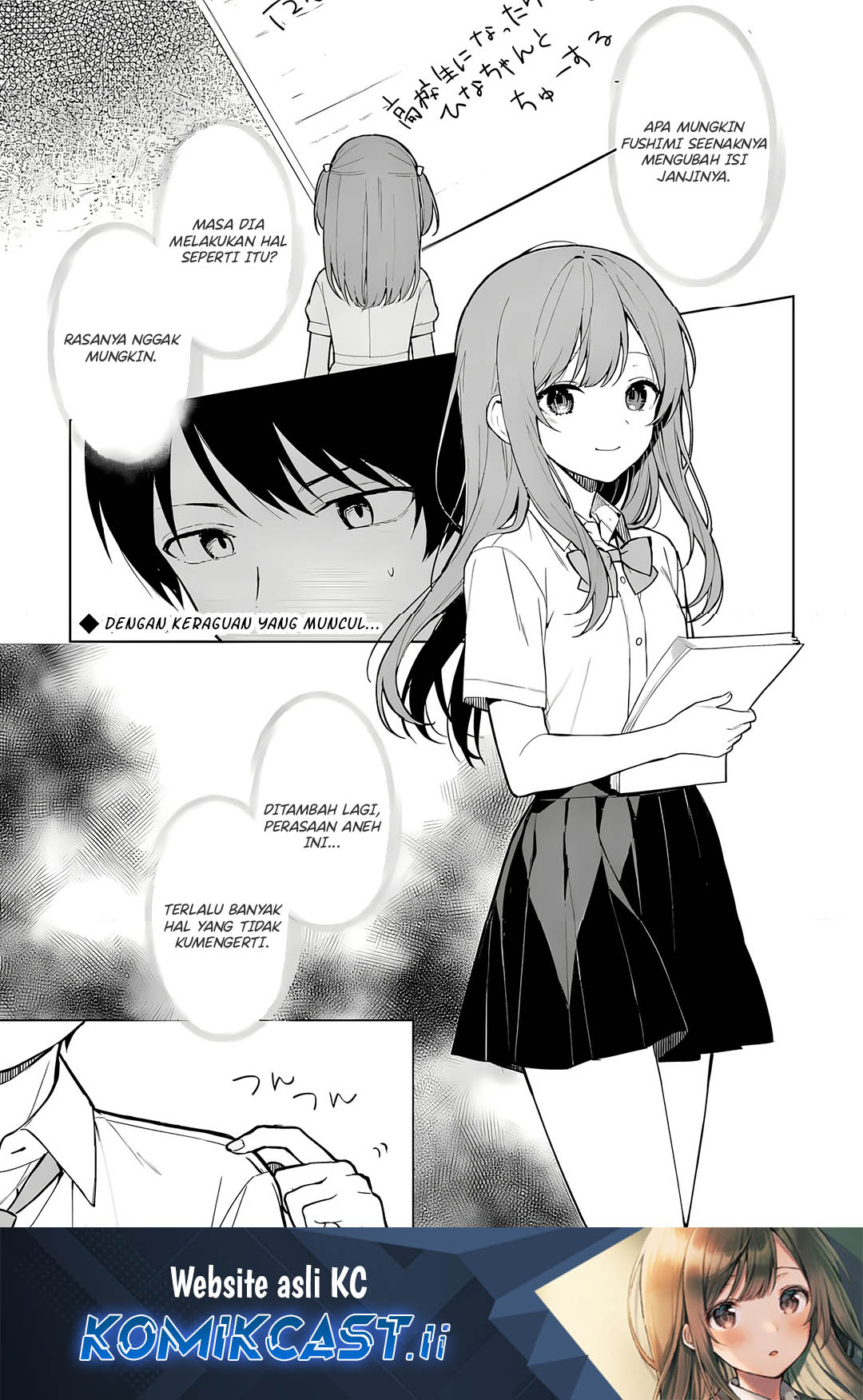 Komik Chikan Saresou ni Natteiru S-kyuu Bishoujo wo Tasuketara Tonari no Seki no Osanajimi datta - Chapter 70