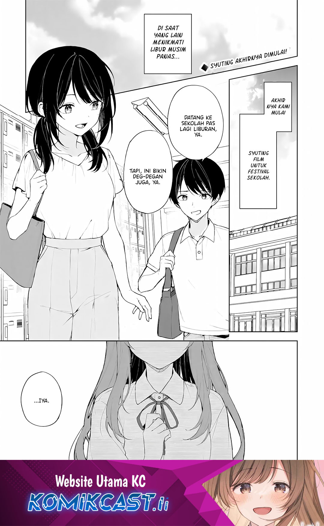 Komik Chikan Saresou ni Natteiru S-kyuu Bishoujo wo Tasuketara Tonari no Seki no Osanajimi datta - Chapter 77