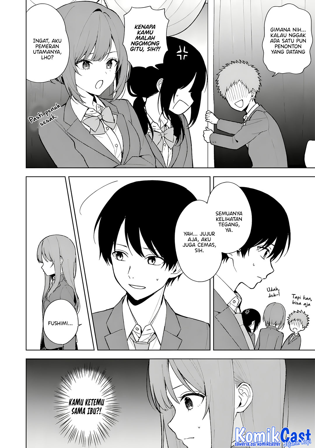 Baca Manga Chikan Saresou ni Natteiru S-kyuu Bishoujo wo Tasuketara Tonari no Seki no Osanajimi datta Chapter 88 Gambar 2