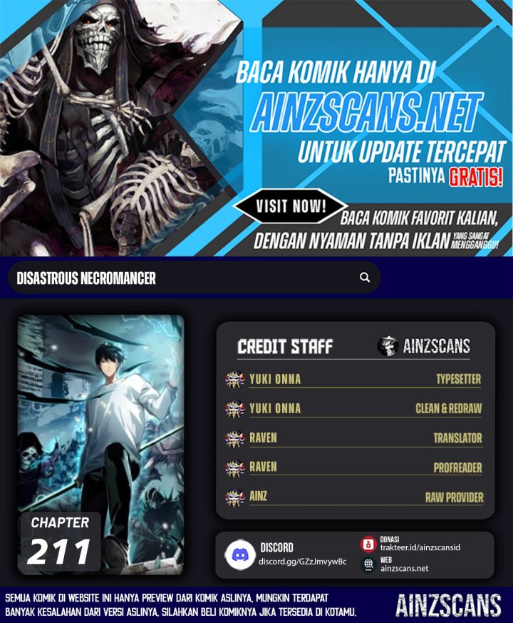 Komik Disastrous Necromancer - Chapter 211