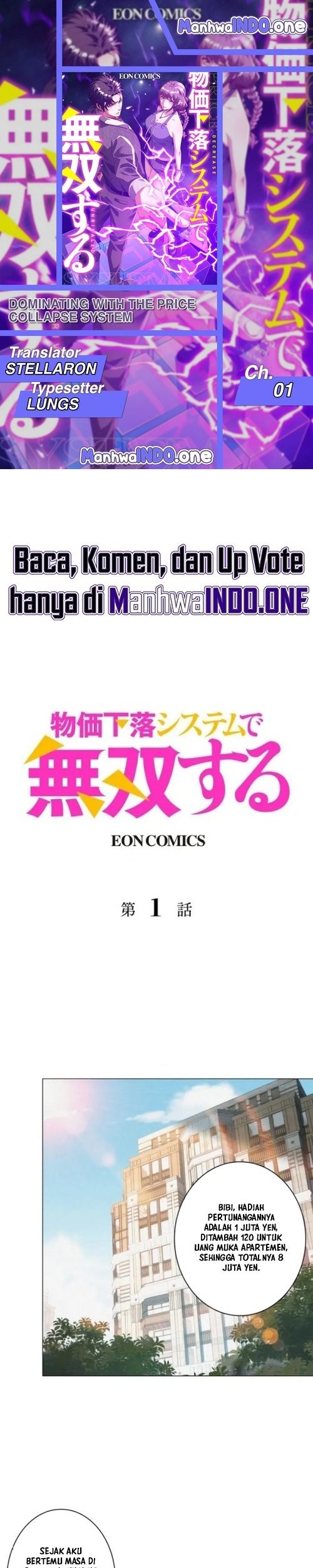 Komik Dominating with the Price Collapse System - Chapter 1