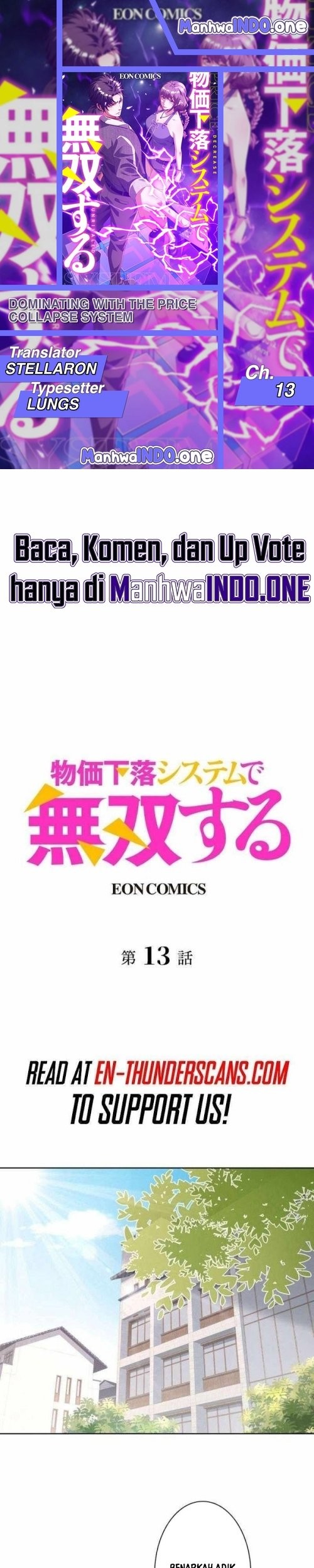 Komik Dominating with the Price Collapse System - Chapter 13