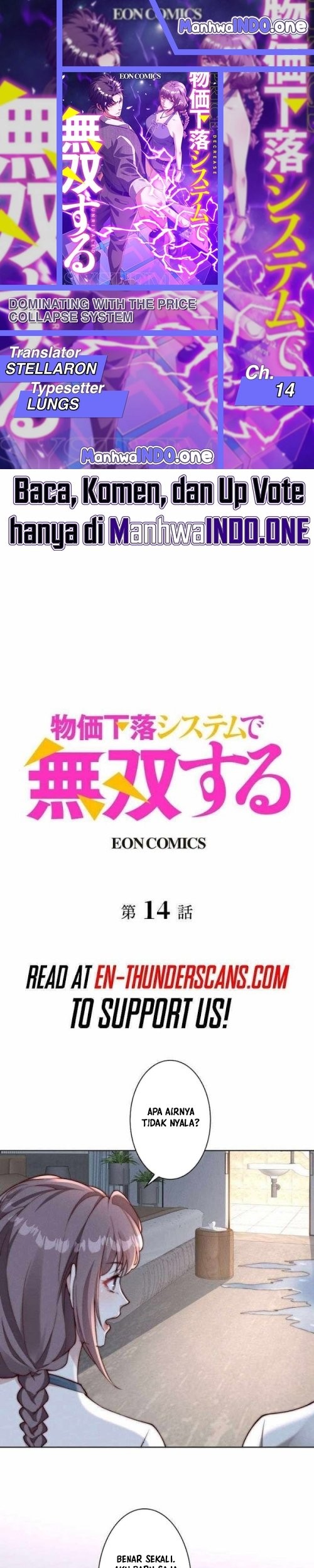 Komik Dominating with the Price Collapse System - Chapter 14