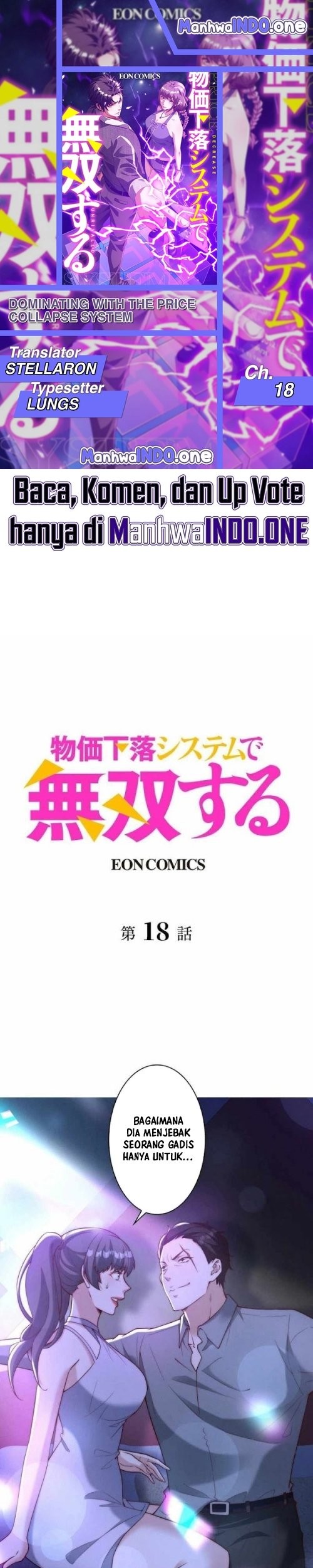 Komik Dominating with the Price Collapse System - Chapter 18