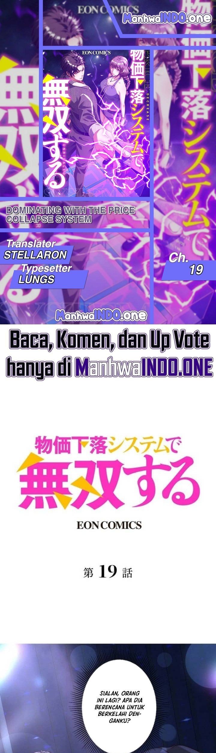 Komik Dominating with the Price Collapse System - Chapter 19