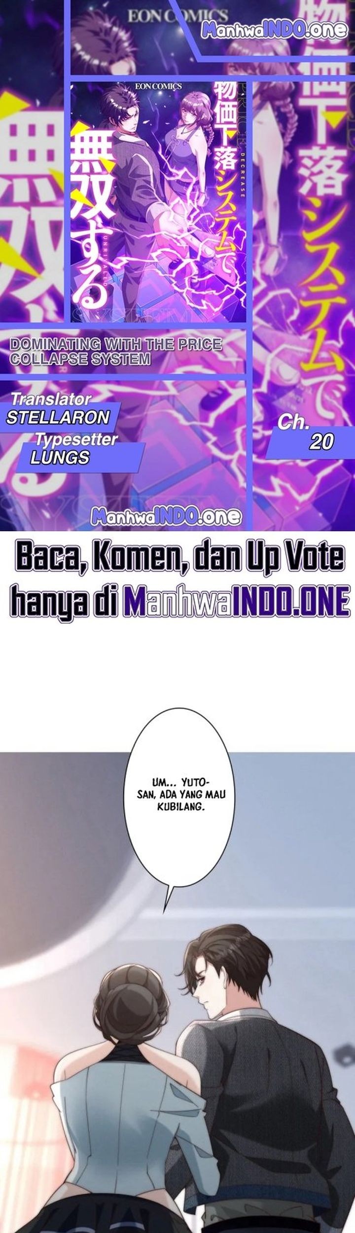 Komik Dominating with the Price Collapse System - Chapter 20