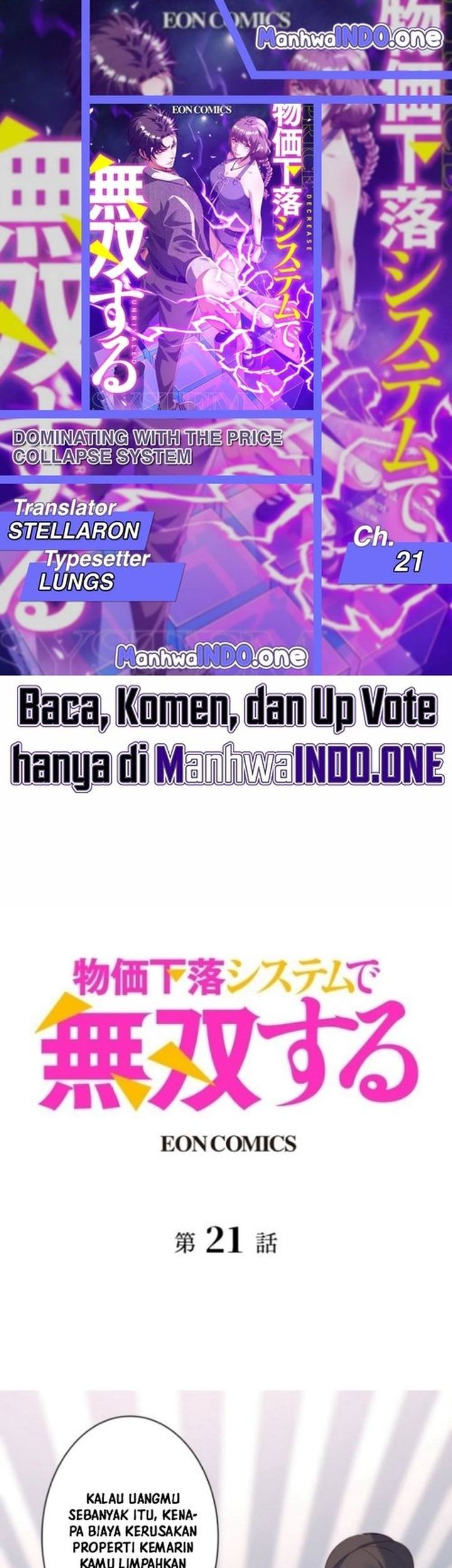 Komik Dominating with the Price Collapse System - Chapter 21