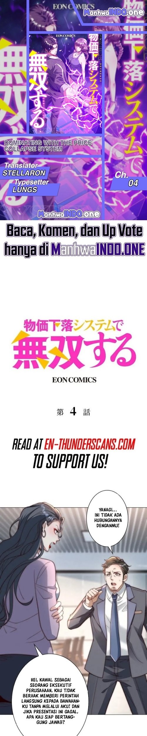 Komik Dominating with the Price Collapse System - Chapter 4