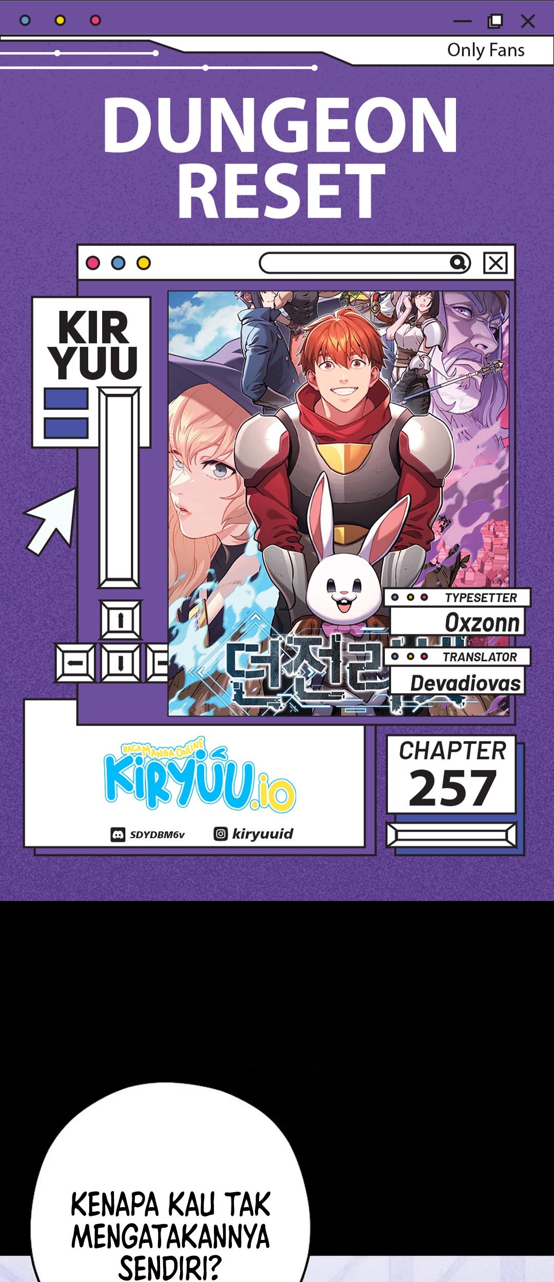 Komik Dungeon Reset - Chapter 257