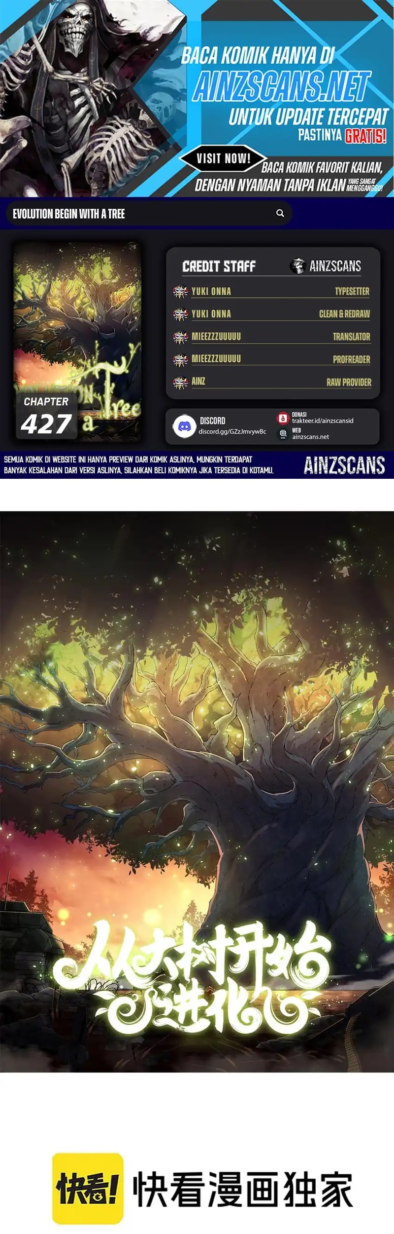 Komik Evolution Begins With A Big Tree - Chapter 427