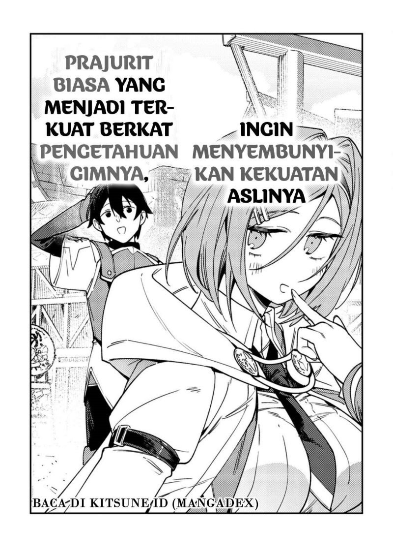 Komik Game Chishiki de Saikyou ni Natta Mob Heishi wa, Shin no Jitsuryoku wo Kakushitai - Chapter 2.1