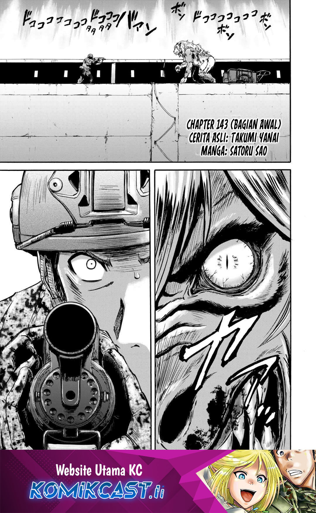 Komik Gate – Jietai Kare no Chi nite Kaku Tatakeri - Chapter 143