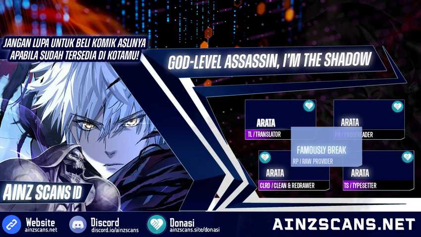 Komik God-level Assassin, I’m the Shadow - Chapter 15