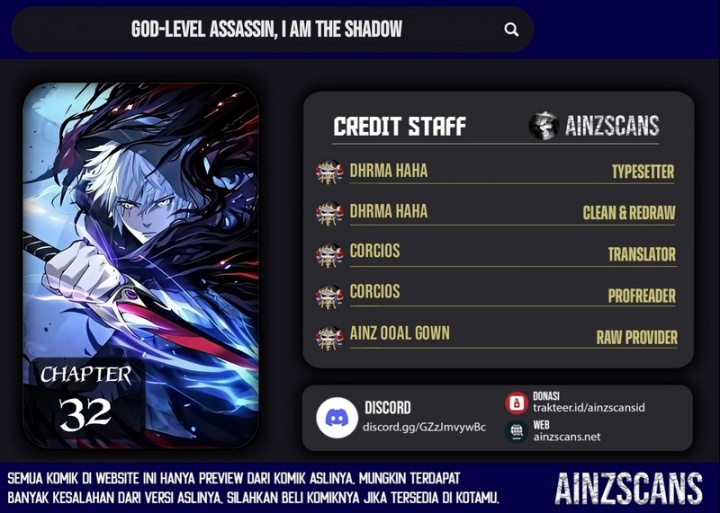 Komik God-level Assassin, I’m the Shadow - Chapter 32