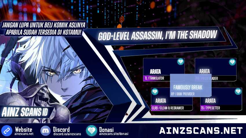 Komik God-level Assassin, I’m the Shadow - Chapter 38