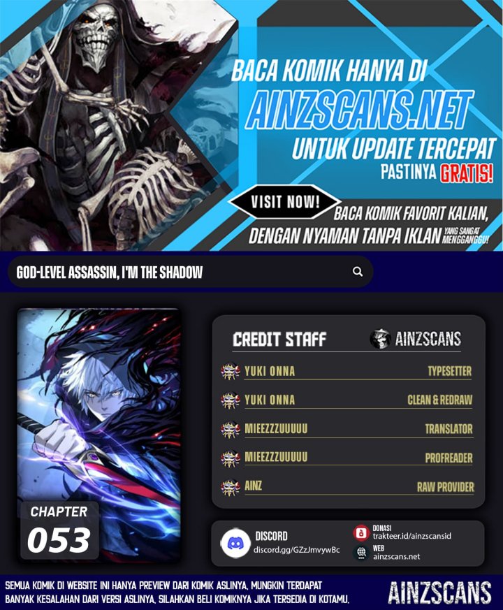 Komik God-level Assassin, I’m the Shadow - Chapter 53