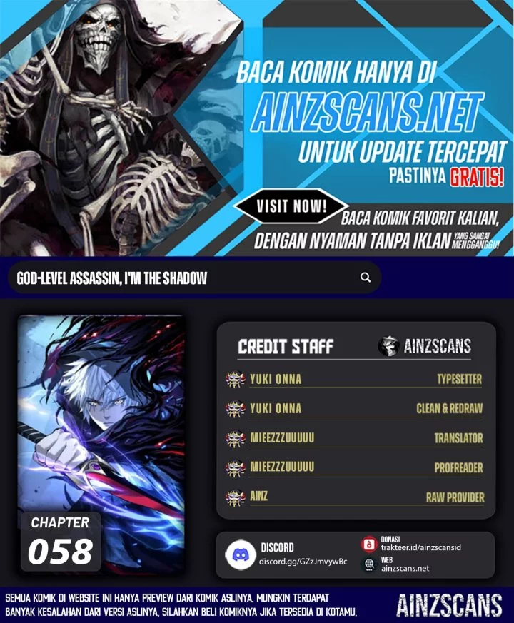 Baca Komik God-level Assassin, I’m the Shadow Chapter 58 Gambar 1