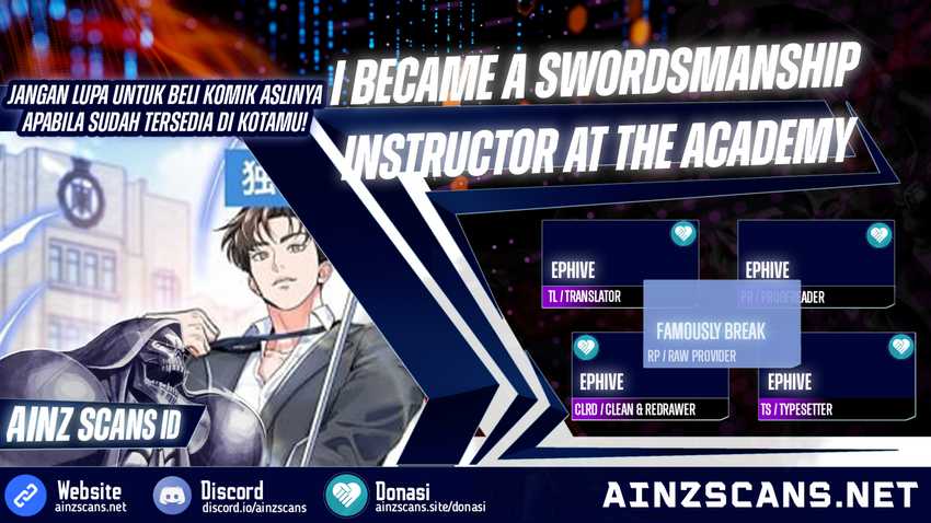 Komik I Became a Swordsmanship Instructor at the Academy - Chapter 1