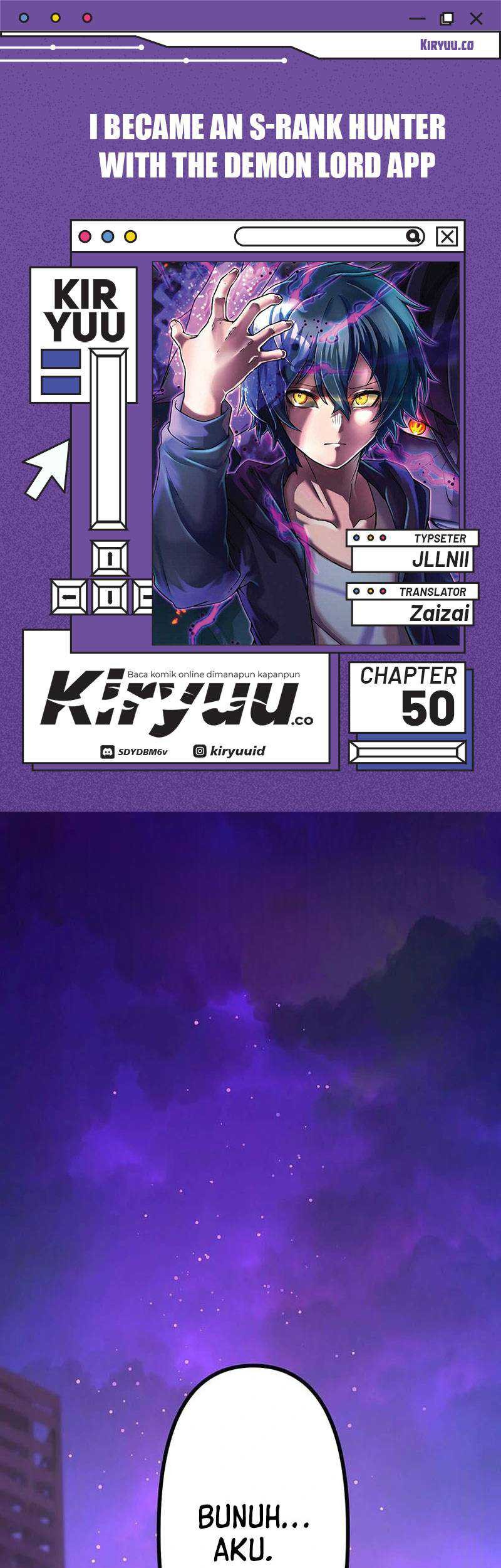 Komik I Became an S-Rank Hunter With the Demon Lord App - Chapter 50