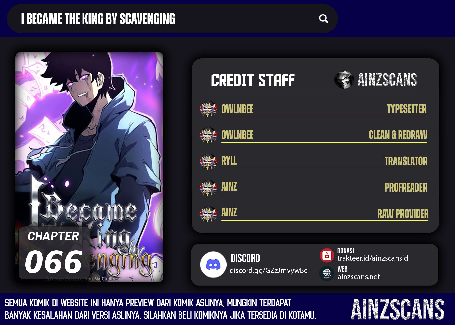 Komik I Became The King by Scavenging - Chapter 66