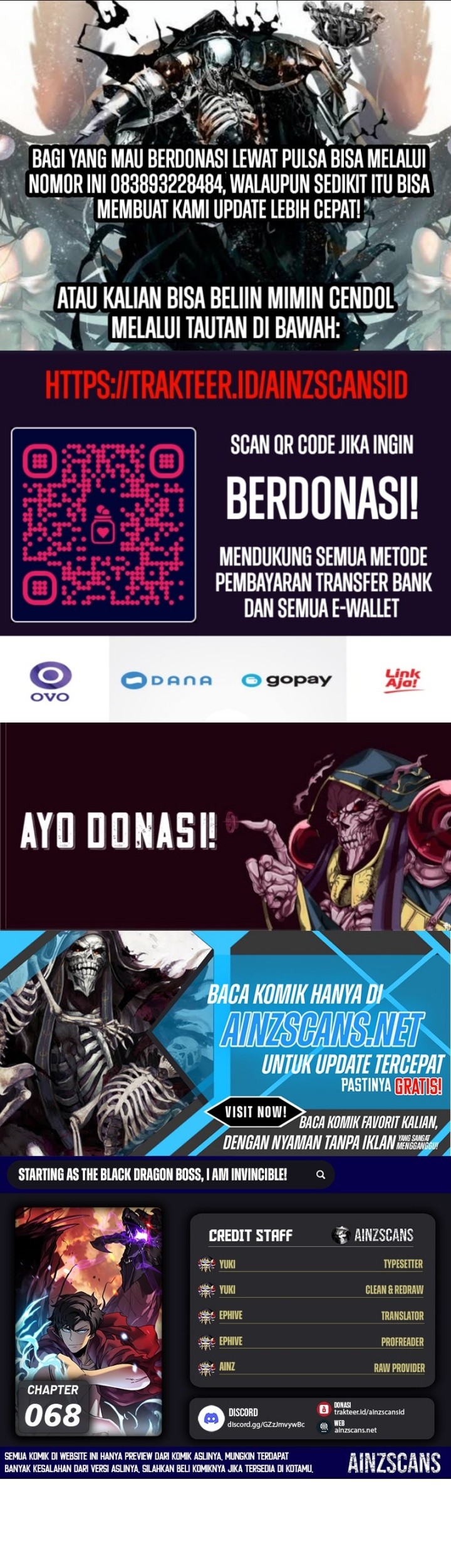 Komik I Become Invincible Black Dragon Boss At The Start - Chapter 68
