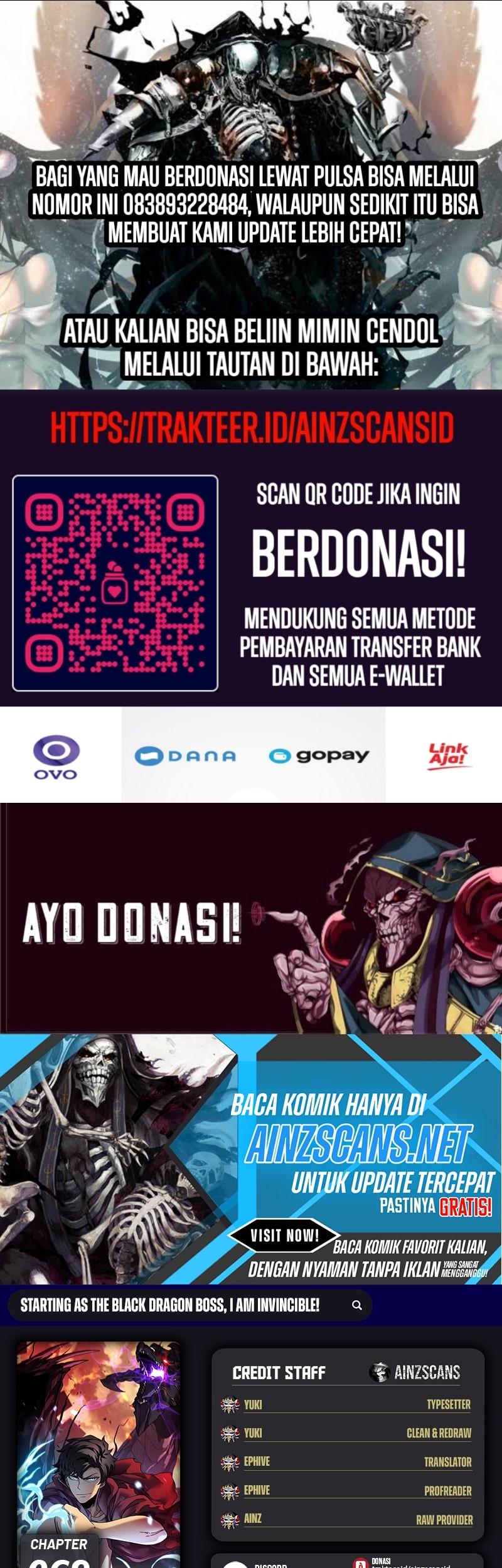 Komik I Become Invincible Black Dragon Boss At The Start - Chapter 69