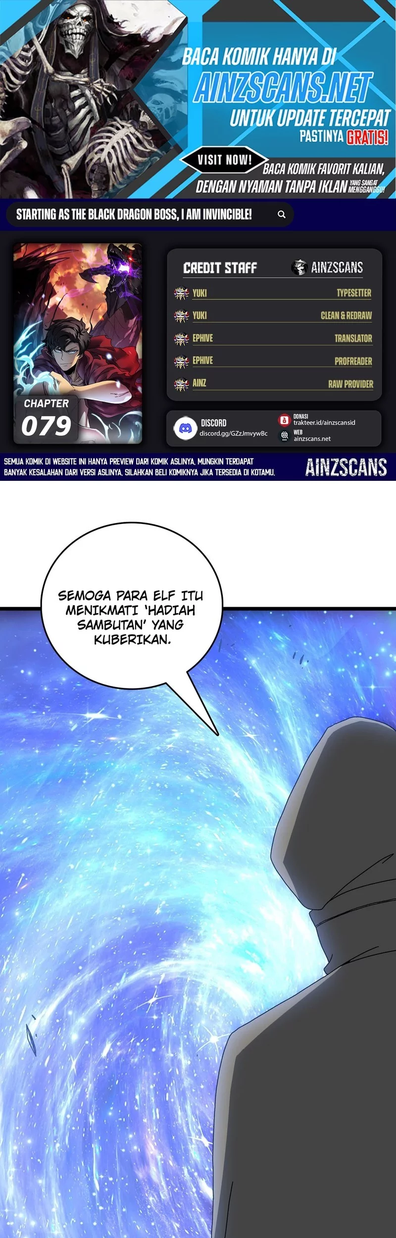 Komik I Become Invincible Black Dragon Boss At The Start - Chapter 79