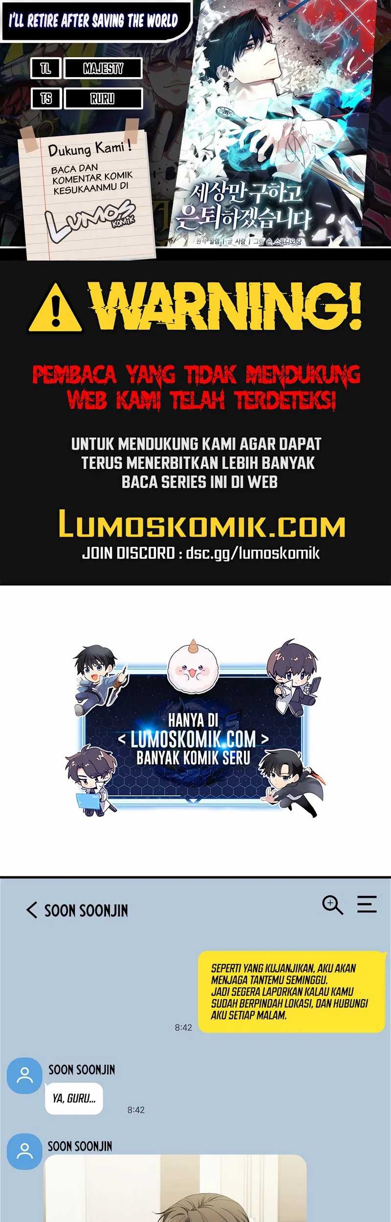 Komik I’ll Retire After Saving the World - Chapter 54