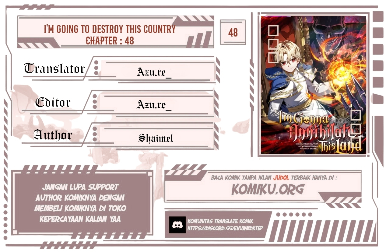 Komik I’m Going To Destroy This Country - Chapter 48