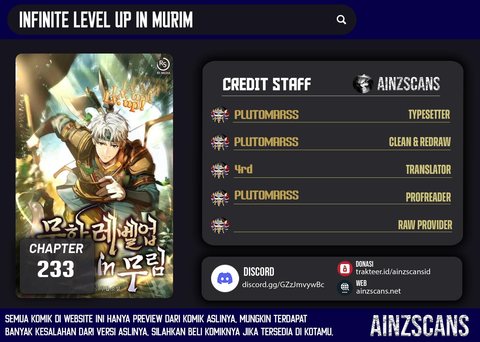 Komik Infinite Level Up in Murim - Chapter 233