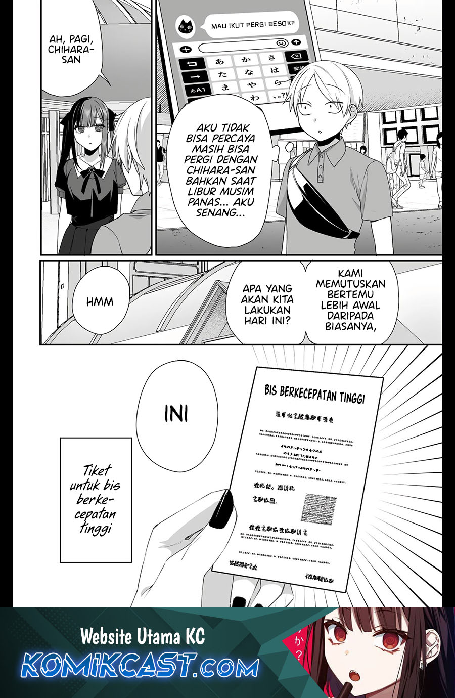 Komik Jirai nandesu ka? Chihara-san (That Girl Is Cute… But Dangerous?) - Chapter 36