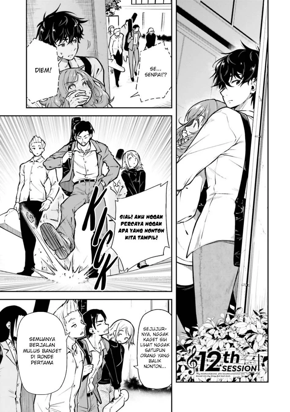 Baca Manga Kokuminteki Idol ni natta Osananajimi ga, Boro Apartment ni Sunderu Ore no Tonari ni Hikkoshite Kita Ken Chapter 12 Gambar 2