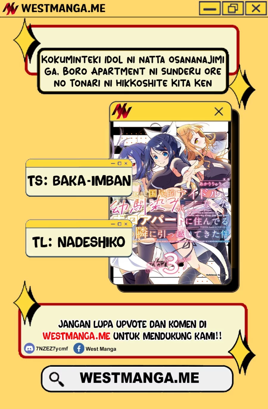 Baca Manga Kokuminteki Idol ni natta Osananajimi ga, Boro Apartment ni Sunderu Ore no Tonari ni Hikkoshite Kita Ken Chapter 9 Gambar 2