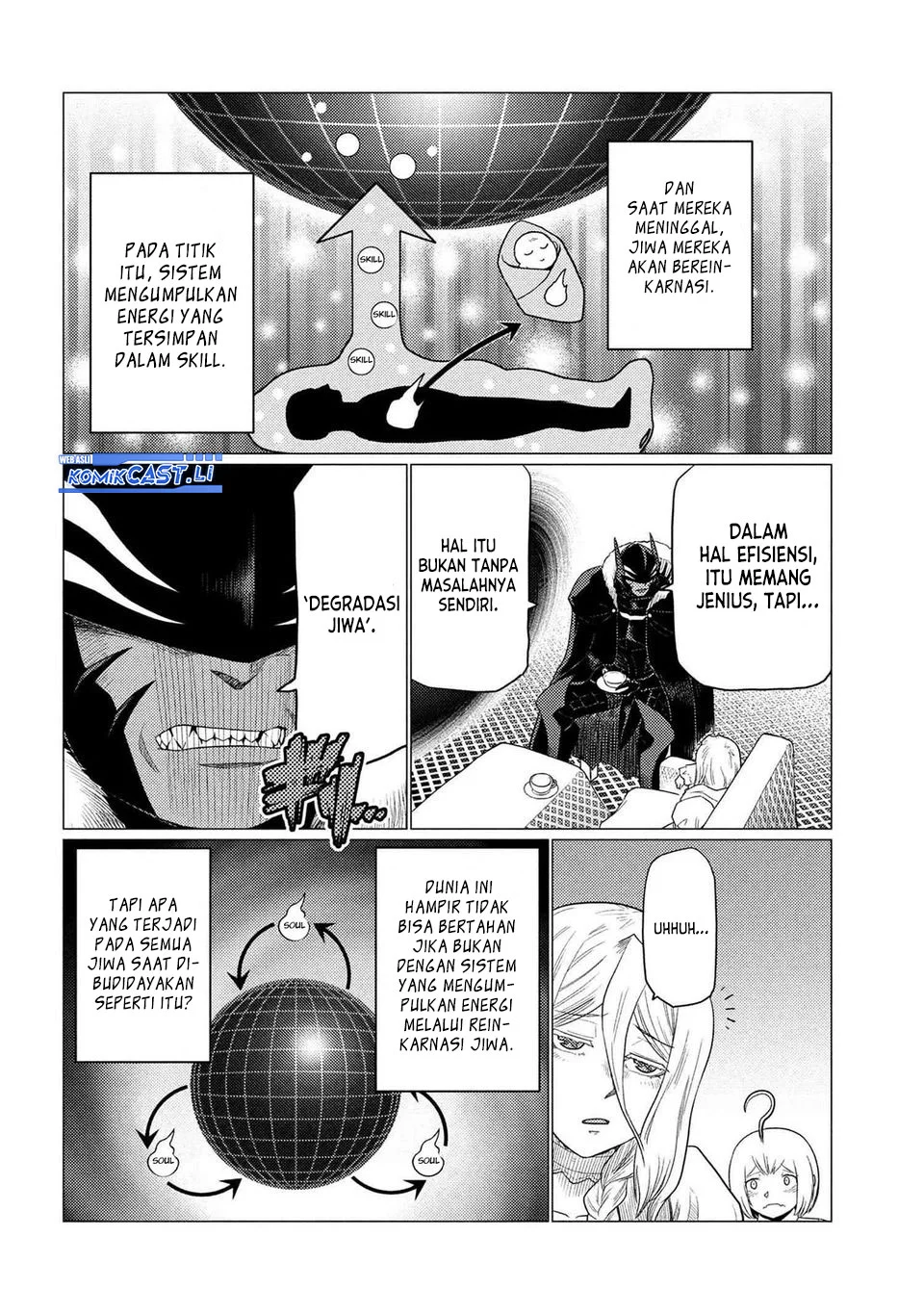 Kumo desu ga, Nani ka? Chapter 73.1 Gambar 8